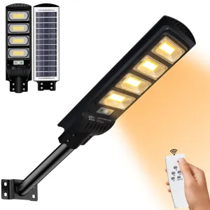 120 Watt Solar Street Lights (Warm Light)