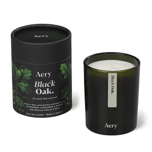 200g Aery Living Botanical Soy Candle in Black Oak Scent