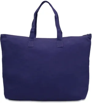 amanda cotton canvas tote - navy Case of 48