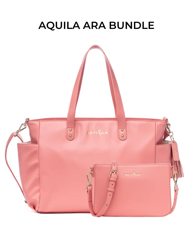 Aquila Tote Bag - Coral [OUTLET RETIRED FINAL SALE]