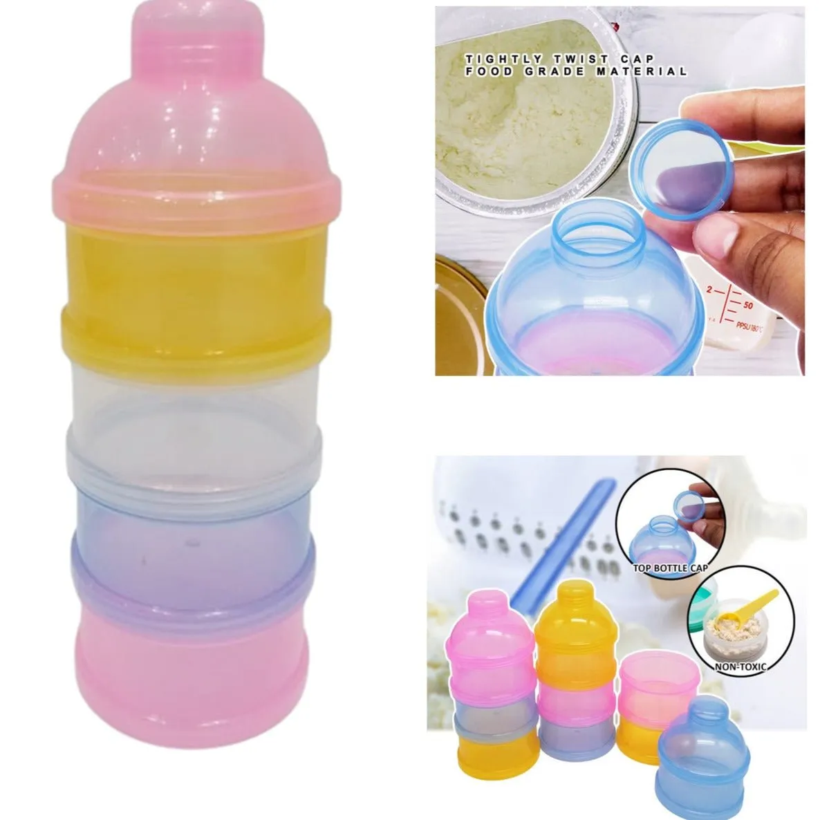 Baby Milk Container In 4 Layers