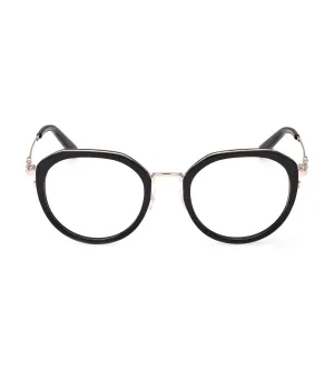 Bally Women's Black Round Optical Frame