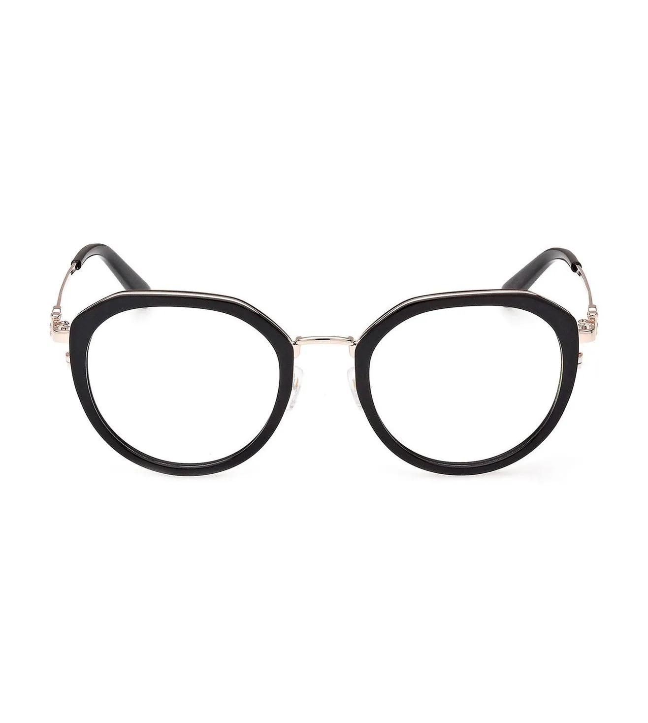 Bally Women's Black Round Optical Frame