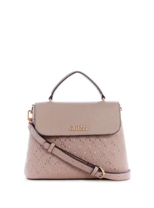 Biscuit Pink Amara Crossbody Satchel