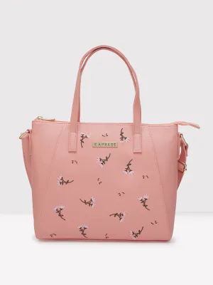 Caprese Dara Satchel Medium Pink