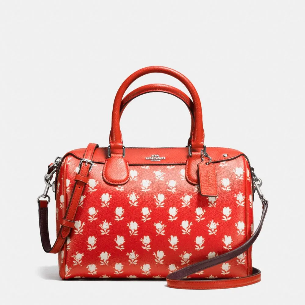 COACH MINI BENNETT SATCHEL IN BADLANDS FLORAL PRINT COATED CANVAS