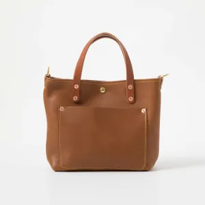 Cognac Cypress Mini Travel Tote