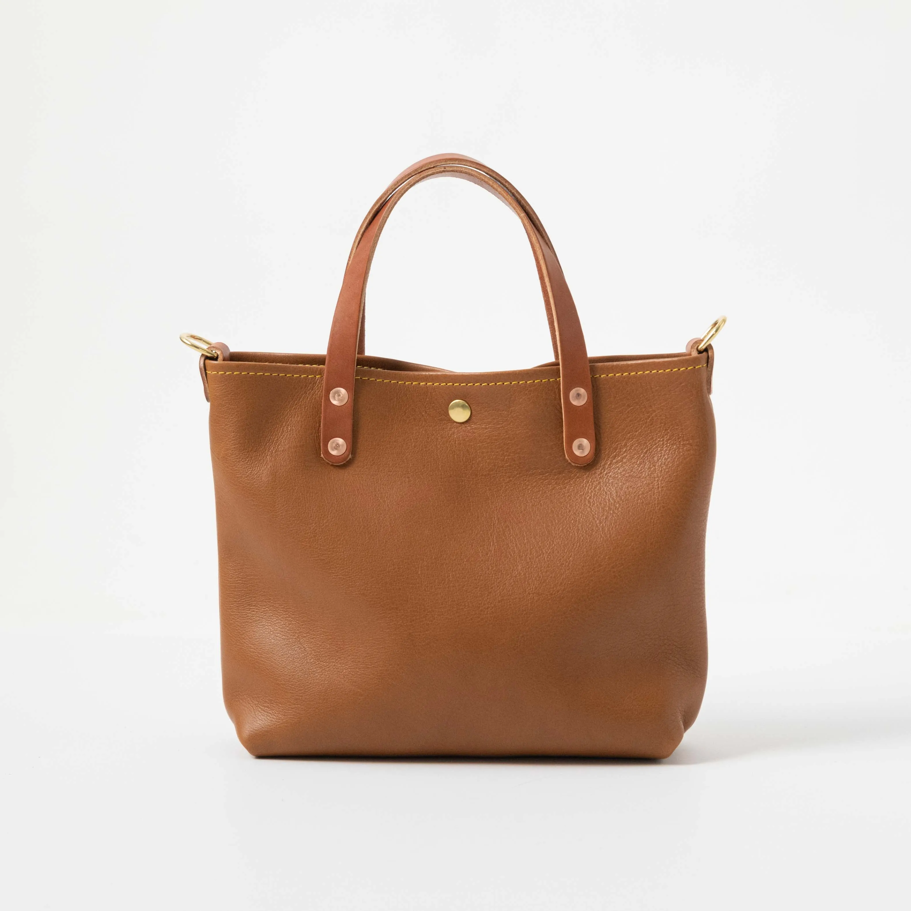 Cognac Cypress Mini Travel Tote