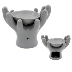 Desire Wax Oil Warmer Hands Grey