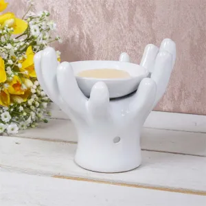 Desire Wax Oil Warmer Hands White