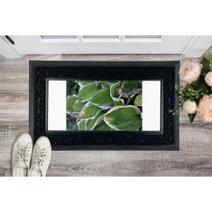 Green Leaves Sublimation Heavy Duty Door Mat