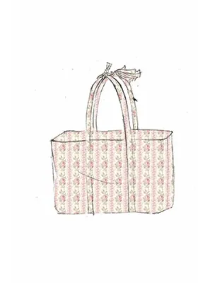 Love Shack Fancy - Cyndi Tote in Frosted Petal Pink