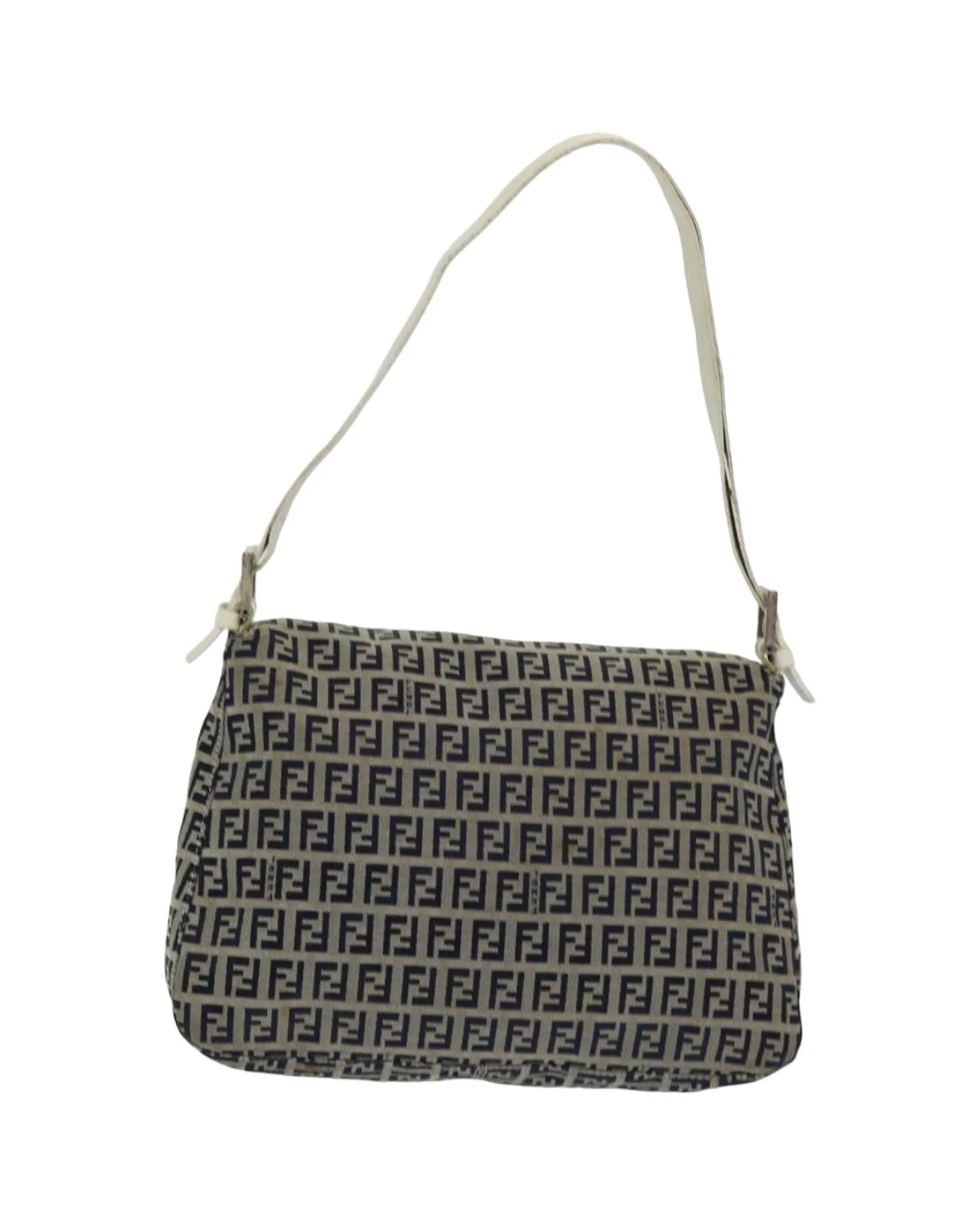 Navy Zucchino Canvas Shoulder Bag with Flawless Style