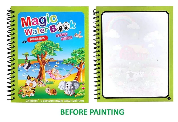 REUSABLE MAGIC WATER PAINTING BOOK 😳😳