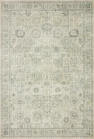 Skye Rug in Natural & Sage