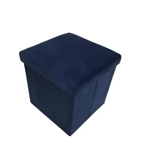 Studio 707 - Blue Foldable Storage Ottoman