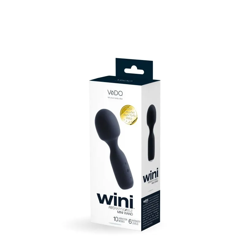 Wini Rechargeable Mini Wand - Black