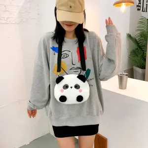 women's panda handbag